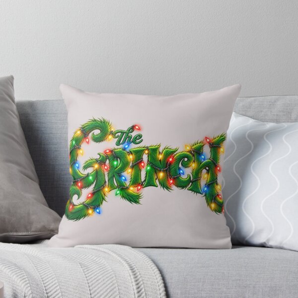 Item preview, The Grinch Logo Tangled Christmas Lights designed and sold by Presents For The Dead.