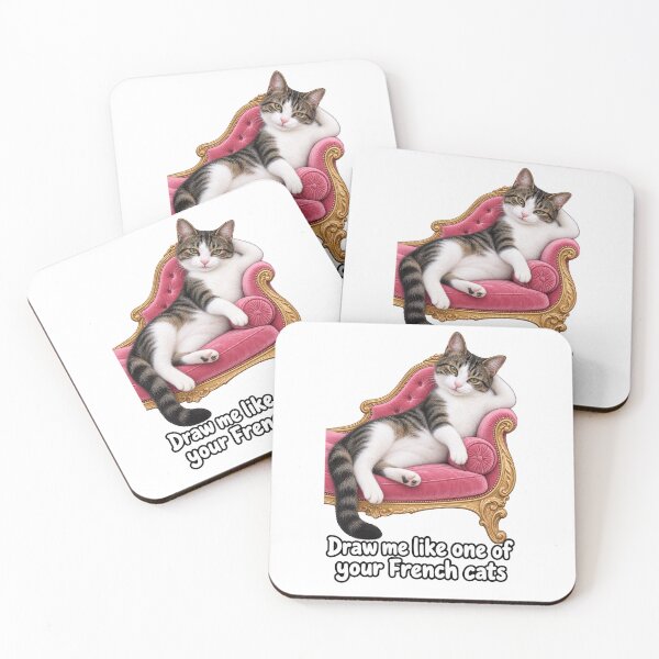 Item preview, Draw Me Like One Of Your French Cats designed and sold by EllieGantDesign.