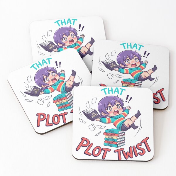 Item preview, That Plot Twist Shocked Anime Reader Book Stack designed and sold by mood-draftsman.