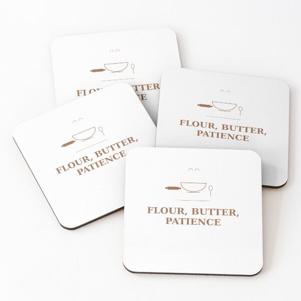 Item preview, Flour Butter Patience Home Baker T-Shirt designed and sold by Paws & Pine Studio.