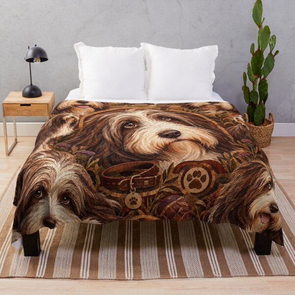 Item preview, Mosaic Bearded Collie Montage designed and sold by Wags & Tails.