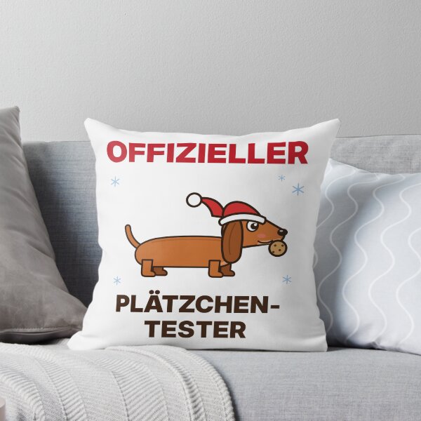 Item preview, Official Cookie Tester – Funny Dachshund Christmas – Cookie Dachshund designed and sold by ZabCreation.