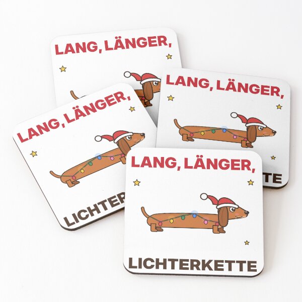 Item preview, Long, longer, string of lights – Long Dachshund Christmas – Long Dachshund designed and sold by ZabCreation.