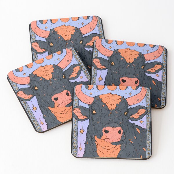 Item preview, Taurus Zodiac Tarot Card Retro Celestial | Vintage Astrology Art designed and sold by kuwagatamushi.
