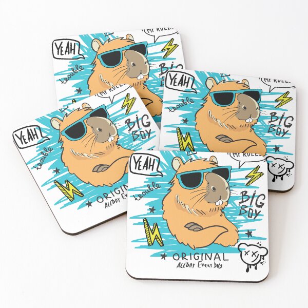 Item preview, Funny Big Boy Rat My Rules Sassy Animal designed and sold by Mini Pixel Perfect Co..