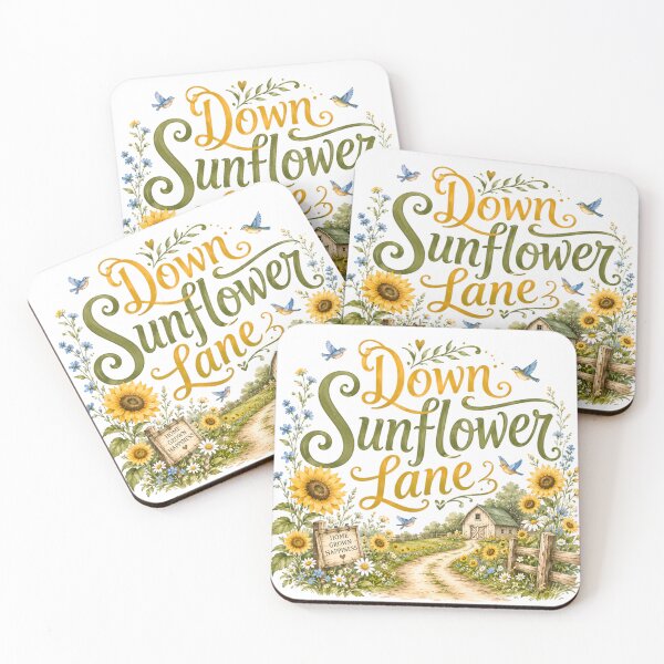Item preview, Down Sunflower Lane Whimsical Country Farmhouse designed and sold by Pattern Arbor .
