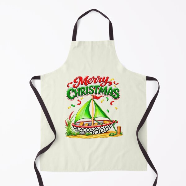 Item preview, Merry Christmas Leopard Skin Boat – Festive Holiday Art designed and sold by annenambiro.