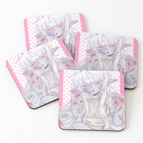 Item preview, Zombie nurse Milku (alt background) designed and sold by Freckled0Milk.
