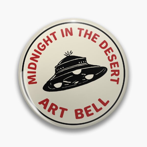 Item preview, Midnight In The Desert • Fully Restored Vintage Art Bell AM Radio UFO Alien Pop Art  designed and sold by wmxdesign.