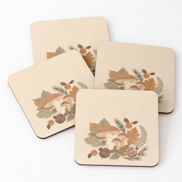 Item preview, Subtle Fall Woodland Harvest Close-Up with Strong Silhouettes designed and sold by advanceprintart.