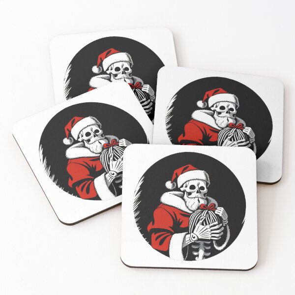 Item preview, Gothic Skeleton Santa Christmas designed and sold by For-Cat Studio.
