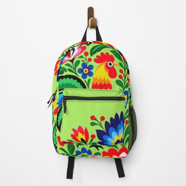 Item preview, Polish Folk Art – Colorful Roosters and Floral Ornament designed and sold by Cleora Art .