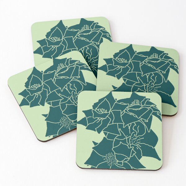 Item preview, Minimalist Green Floral Line Art designed and sold by  CharlottePorterArt.