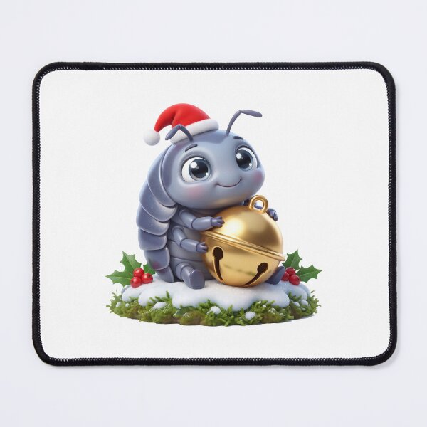 Item preview, Cute Santa Roly Poly with a Jingle Bell designed and sold by Thanat Studio.