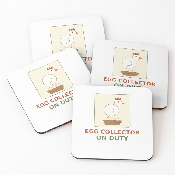 Item preview, Egg Collector On Duty Funny Chicken T-Shirt designed and sold by Paws & Pine Studio.