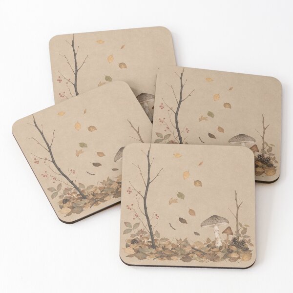 Item preview, Subtle Woodland Harvest Scene for Autumnal Home Decor designed and sold by advanceprintart.