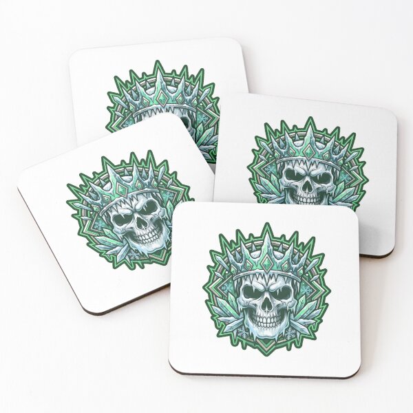 Item preview, Edgy Winter Skull Frozen Icicle Crown Streetwear designed and sold by m.mmado.