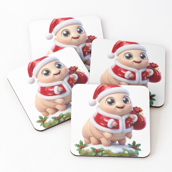 Item preview, Cute Santa Tardigrade Water Bear designed and sold by Thanat Studio.