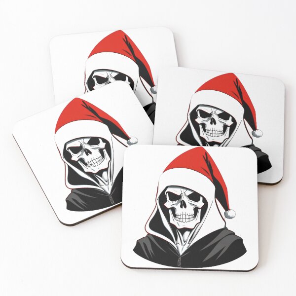 Item preview, Spooky Santa Skull Christmas designed and sold by For-Cat Studio.