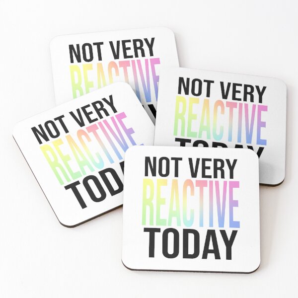 Item preview, Not Very Reactive Today Funny Science Chemistry Pun Gift designed and sold by ScienceCorner.