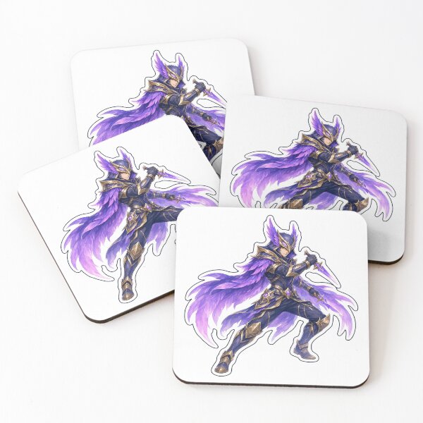 Item preview, Gusion Night Owl Watercolor Mobile Legends Fan Art designed and sold by Moonlit Tower Art.