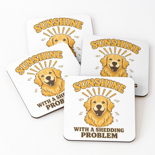 Item preview, Golden Retriever Sunshine With a Shedding Problem designed and sold by malek24.