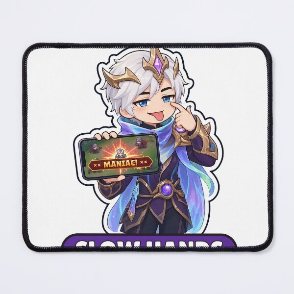 Aperçu de l'œuvre Meme de la provocation de Gusion Slow Hands Maniac dans Mobile Legends - Fan Art créée et vendue par Moonlit Tower Art.