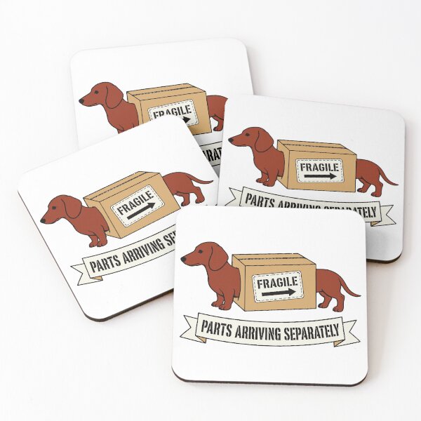 Item preview, Dachshund Parts Arriving Separately Funny Wiener Dog designed and sold by malek24.