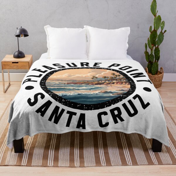 Item preview, Pleasure Point - Santa Cruz (with Black Lettering) designed and sold by VelvetRoom.