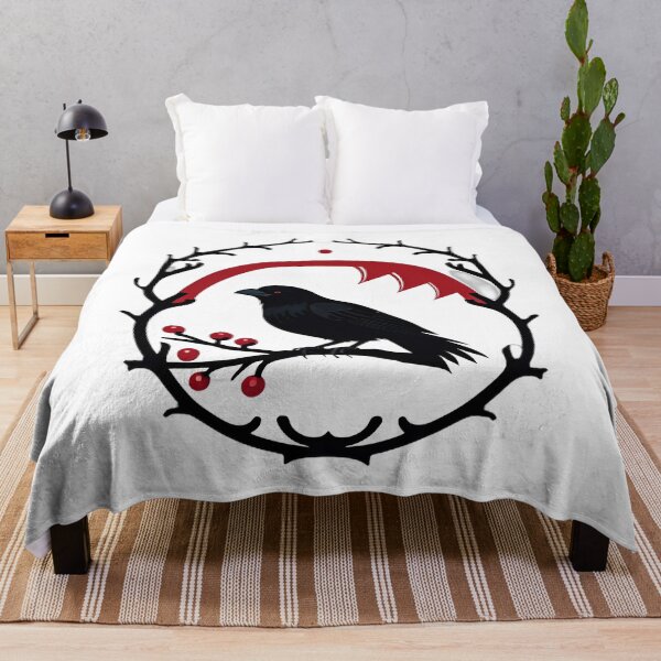 Item preview, Black Crow Red Eye Winter designed and sold by For-Cat Studio.