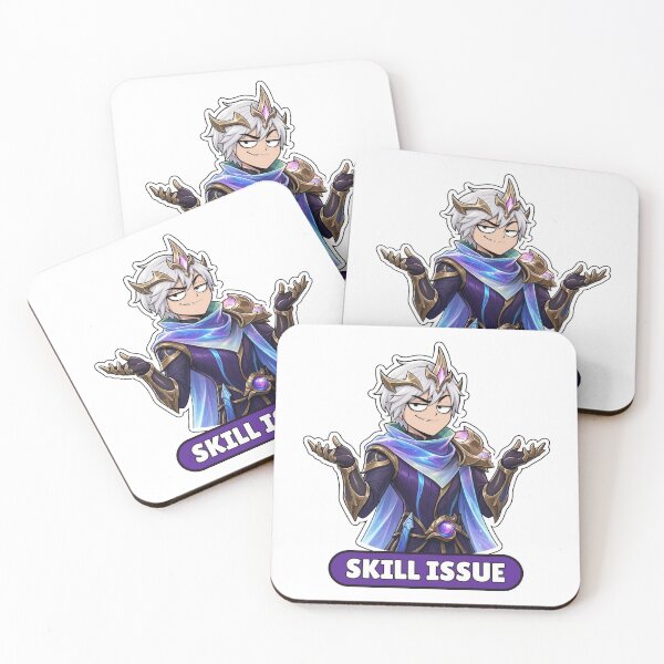 Item preview, Gusion Skill Issue Soul Revelation Meme Mobile Legends Fan Art designed and sold by Moonlit Tower Art.