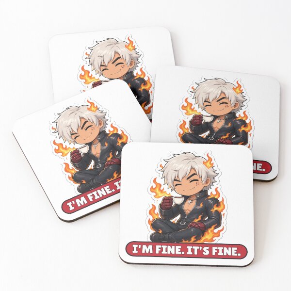 Item preview, Gusion I'm Fine It's Fine K' Meme Mobile Legends Fan Art designed and sold by Moonlit Tower Art.