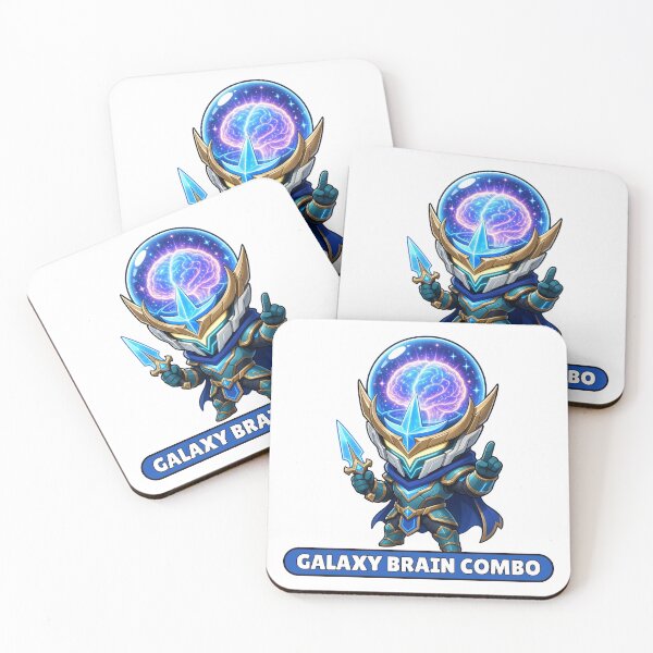 Item preview, Gusion Galaxy Brain Combo Cosmic Gleam Meme Mobile Legends Fan Art designed and sold by Moonlit Tower Art.