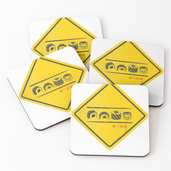 Item preview, Sushi Rolls Warning Sign designed and sold by Artful-inks.
