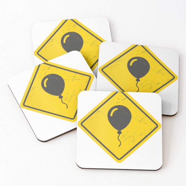 Item preview, Balloon Warning Sign designed and sold by Artful-inks.