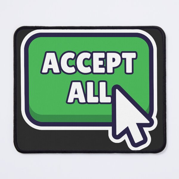 Item preview, Accept All: My Entire Code Review – Funny Vibe Coding Sticker designed and sold by Stick Erify.