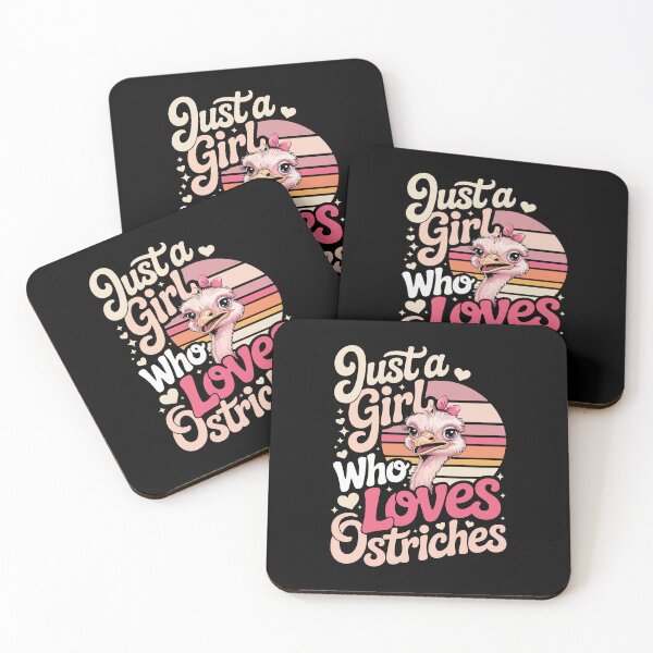 Item preview, Just a Girl Who Loves Ostriches designed and sold by jkrphoto.