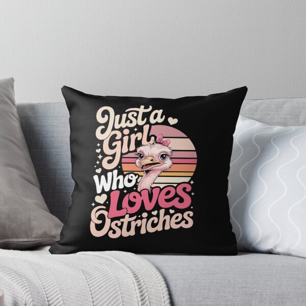 Item preview, Just a Girl Who Loves Ostriches designed and sold by jkrphoto.