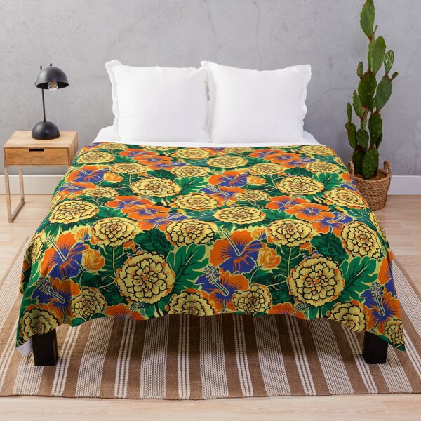 Item preview, Exotic Garden Blooming Flowers Pattern 06 designed and sold by The Design Asset Station.