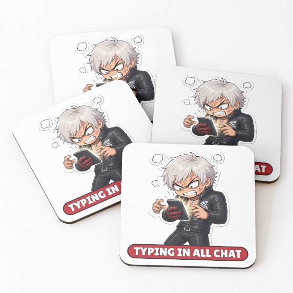 Item preview, Gusion Typing In All Chat K' Meme Mobile Legends Fan Art designed and sold by Moonlit Tower Art.