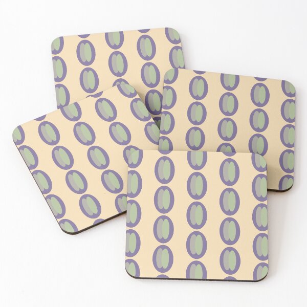 Item preview, Tan, Purple and Green Abstract Design by ElitebyElise designed and sold by ElitebyElise.