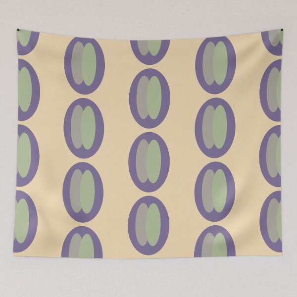 Item preview, Tan, Purple and Green Abstract Design by ElitebyElise designed and sold by ElitebyElise.