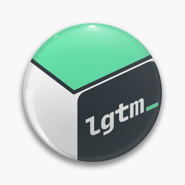 Item preview, LGTM Terminal Cube Sticker - Code Review Programmer Gift designed and sold by Stick Erify.