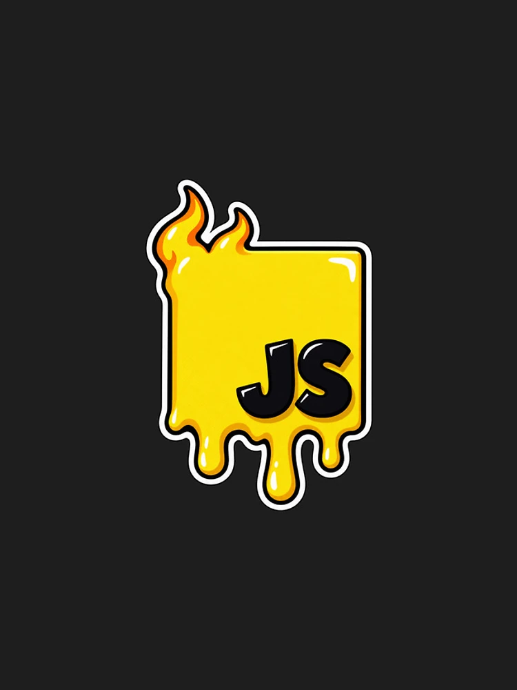Thumbnail 4 of 4, Samsung Galaxy Phone Case, Melting JavaScript JS Logo Sticker - Web Developer Programmer designed and sold by Stick Erify.