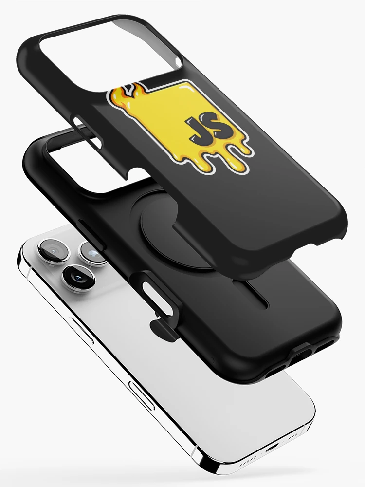 Thumbnail 2 of 4, iPhone Case, Melting JavaScript JS Logo Sticker - Web Developer Programmer designed and sold by Stick Erify.