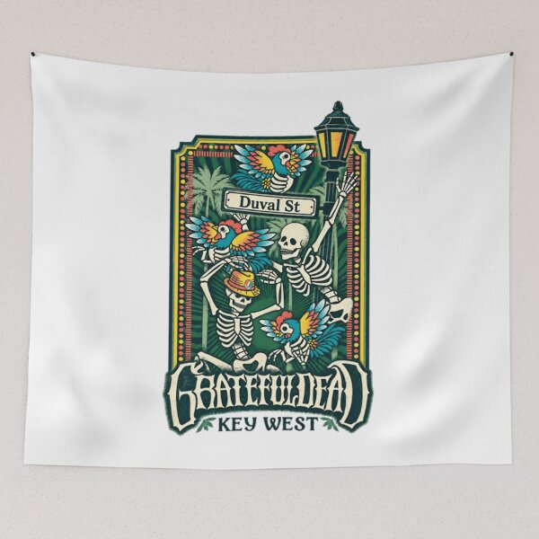 Item preview, Retro Psychedelic Skull, Grateful Dead Duval Street designed and sold by kochoiayunta9.