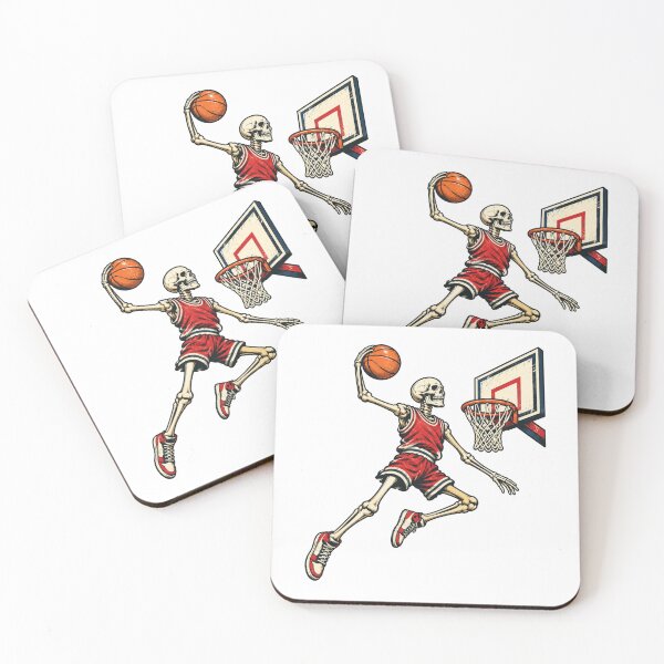 Item preview, Retro Skeleton Basketball Player Dunking Vintage Sport  designed and sold by Moizento.