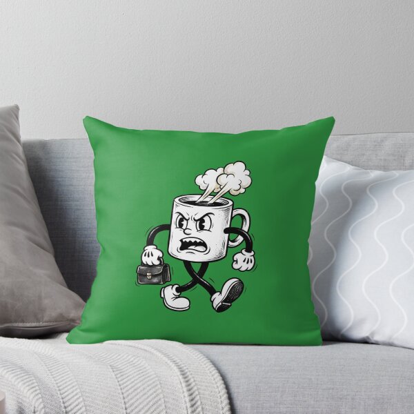 Item preview, Angry Coffee Mug Vintage Mascot Retro Rubber Hose Cartoon designed and sold by MyHappyArtShop.