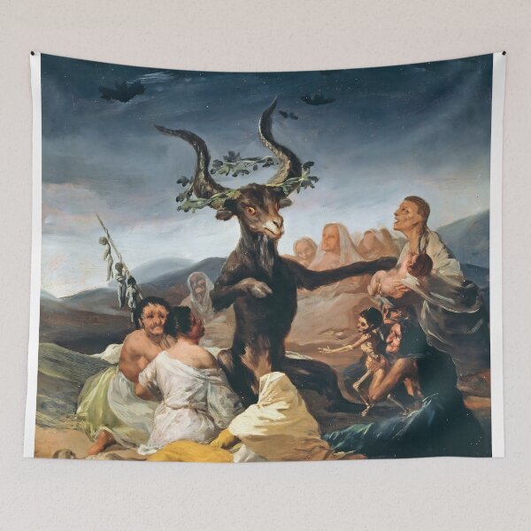 Item preview, Francisco Goya Witches Sabbath Dark Art designed and sold by Artistic Gift Print.