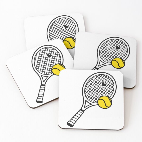 Item preview, Tennis Racket Heart Love – Cute Tennis Player and Sports Lover designed and sold by Rtcraftani.